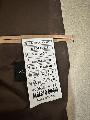 Alberto Guardiani Ceket