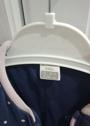 Nakışlı Fermuarlı Bebek Kız Tulumu - Görsel 2