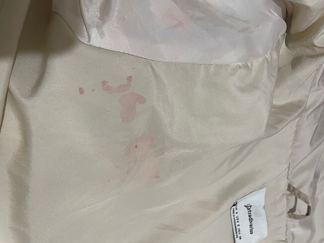 s Beden ten rengi Renk Stradivarius Şişme Mont S Beden Krem