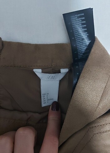 H&M H&M süet etek