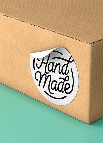 Beden Thank You Sticker Etiket Ürün Ambalaj Paket Etiketi Sticker Etik