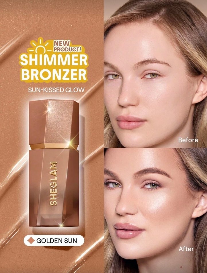 Sheglam likit bronzer - Görsel 2