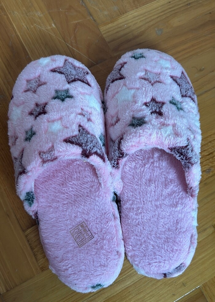 Pembe ev terliği - Görsel 3