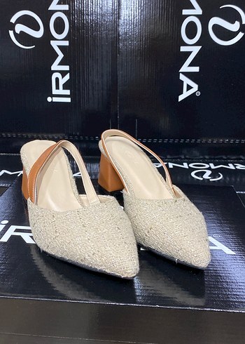 ALBA Taba Bej Kadın Stiletto Topuklu Günlük Ayakkabı