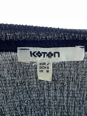 m Beden siyah Renk Koton Bluz %70 İndirimli.