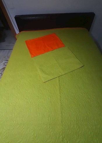 Çift Taraflı 190x240 Pike ve 70x50 Yastık Kılıfı - Görsel 3