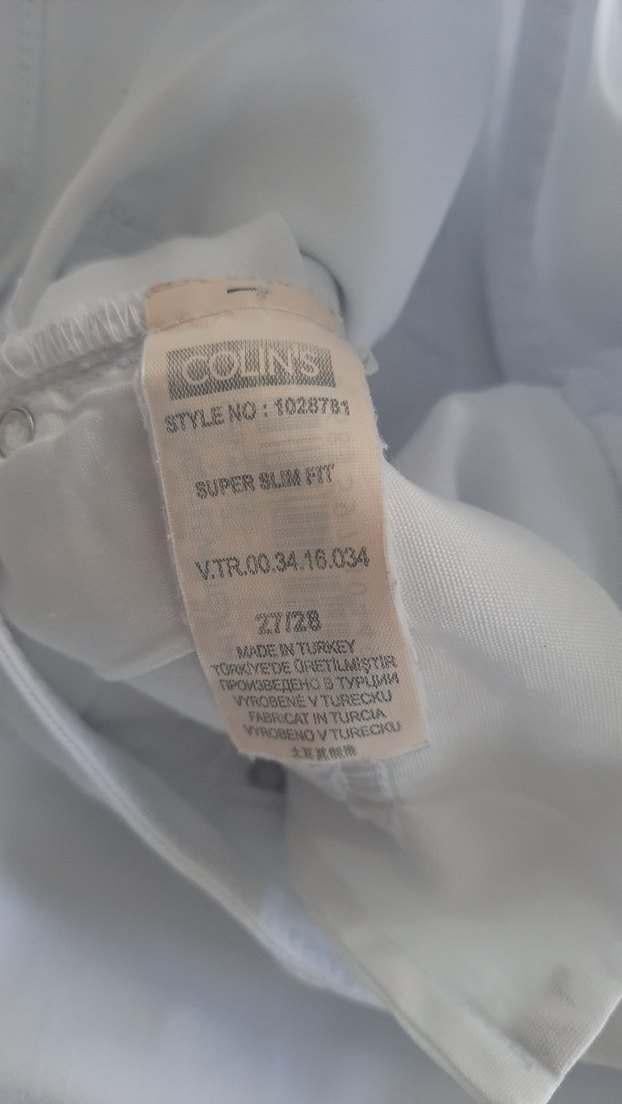 Mavi Rahat Kesim Kot Pantolon - Görsel 5