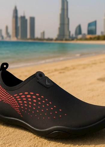 Erkek PAGANO Fast Siyah Kırmızı Deniz ve Plaj Ayakkabısı 43 No - Görsel 4