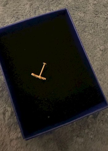 Titanyum gold piercing - Görsel 2