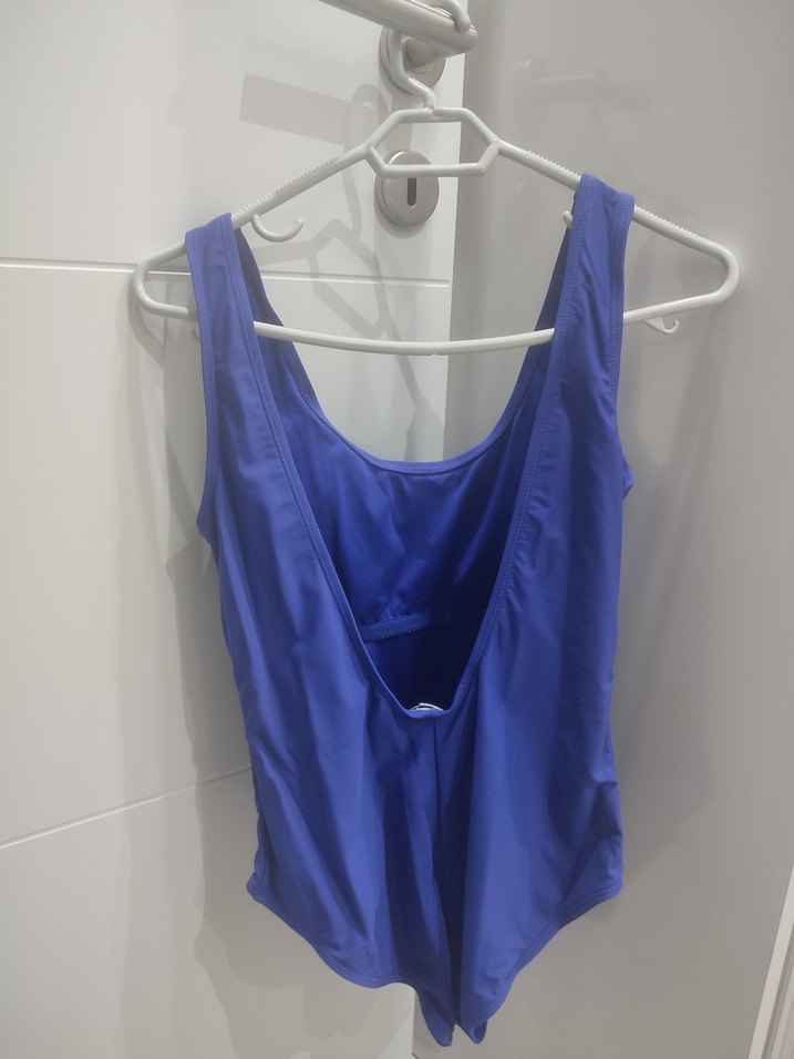 Parlak Mavi Kadın Kolsuz Mayo - Görsel 2