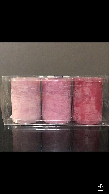 Ikea kokulu blok mum 3lü