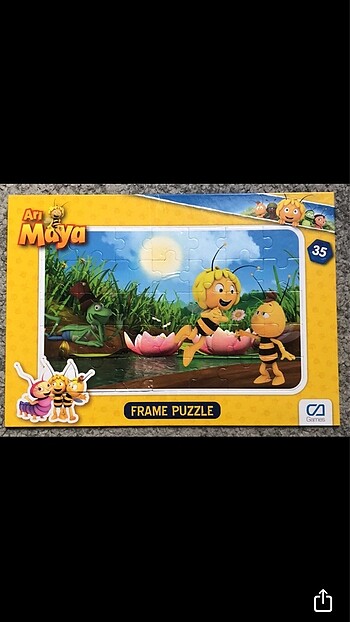 Parlak karton puzzle 35 parça (arı maya)