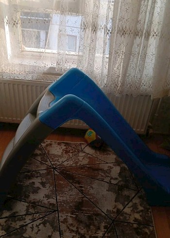 Mavi ve Gri Çocuk Kaydırak