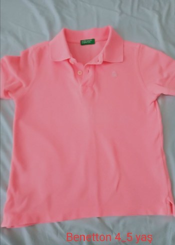Pembe Kısa Kollu Polo Yaka Tişört