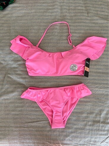 Pembe bikini takimi