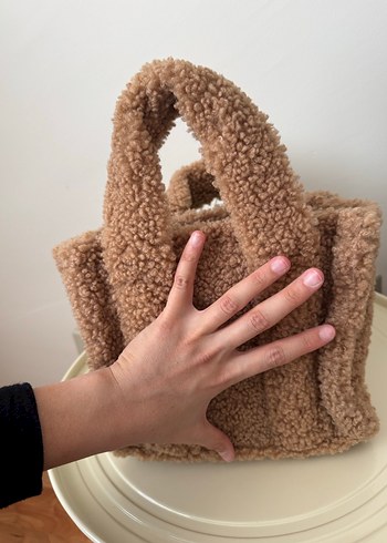 Peluş Kadın El Çantası - Görsel 3