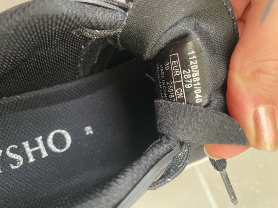 Oysho Siyah Elastik Spor Kadın Sneakers — görsel 6/8