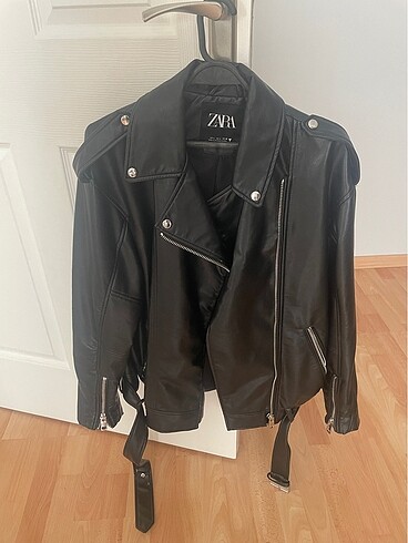 Zara Deri Ceket Oversize