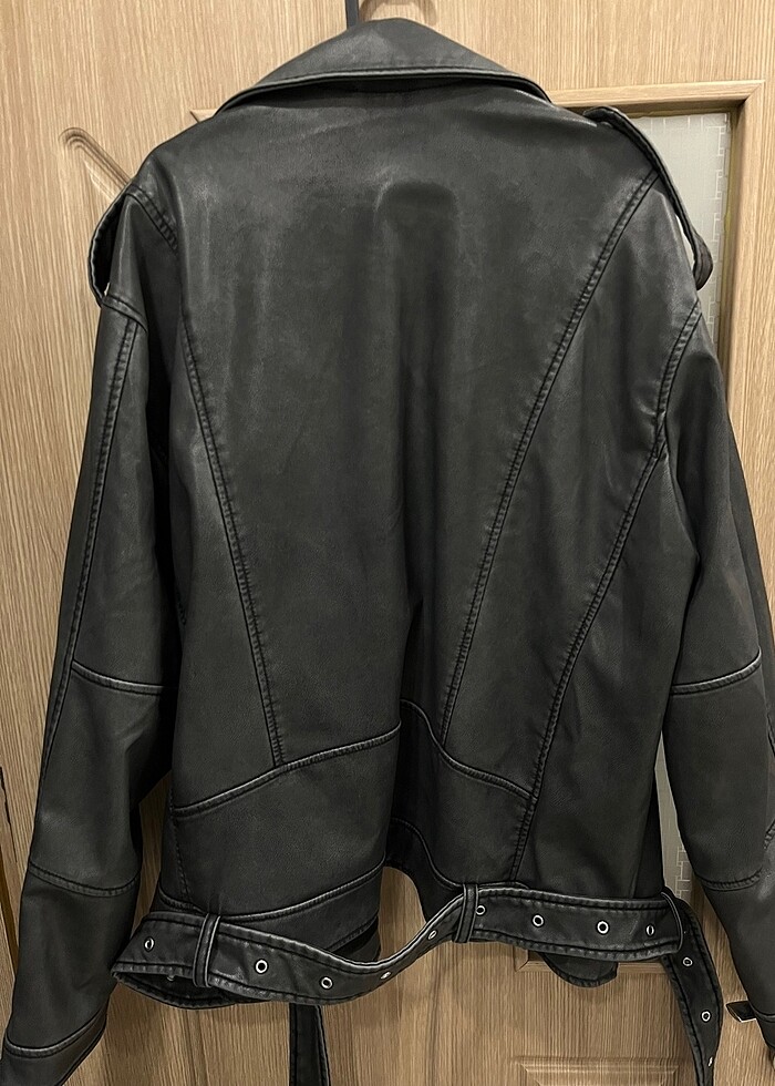 Pull&Bear deri ceket - Görsel 3