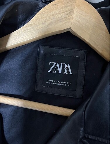 Zara deri ceket - Görsel 4