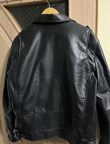 Zara deri ceket - Görsel 2