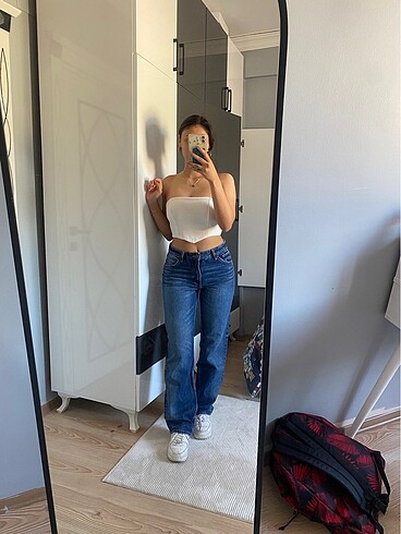 bershka straight fit jean