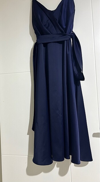 Saten elbise - Görsel 5