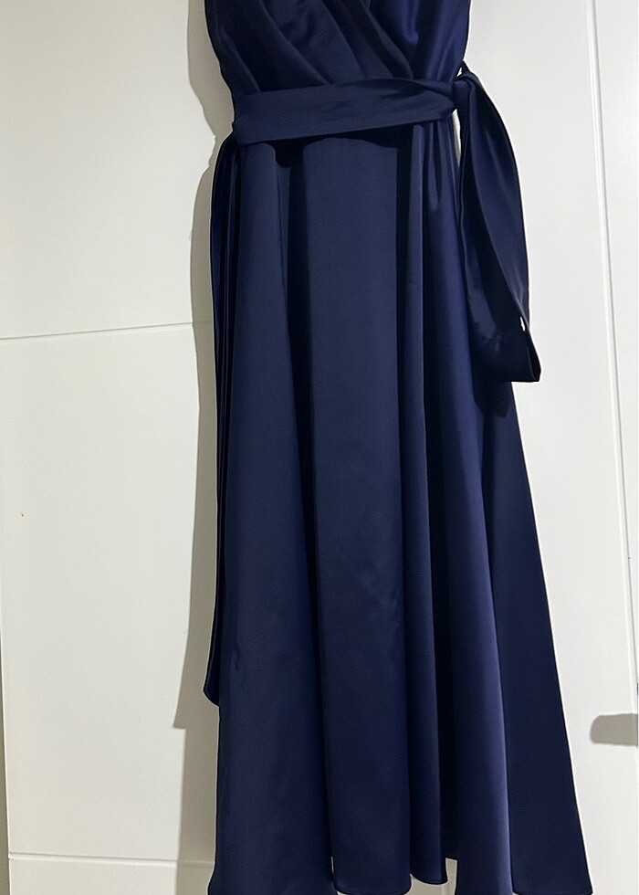 Saten elbise - Görsel 5