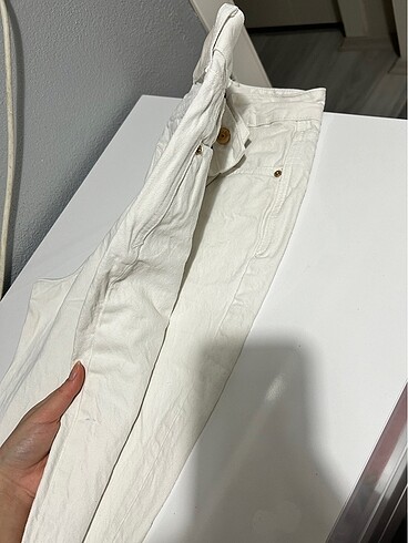 Zara beyaz jean - Görsel 5