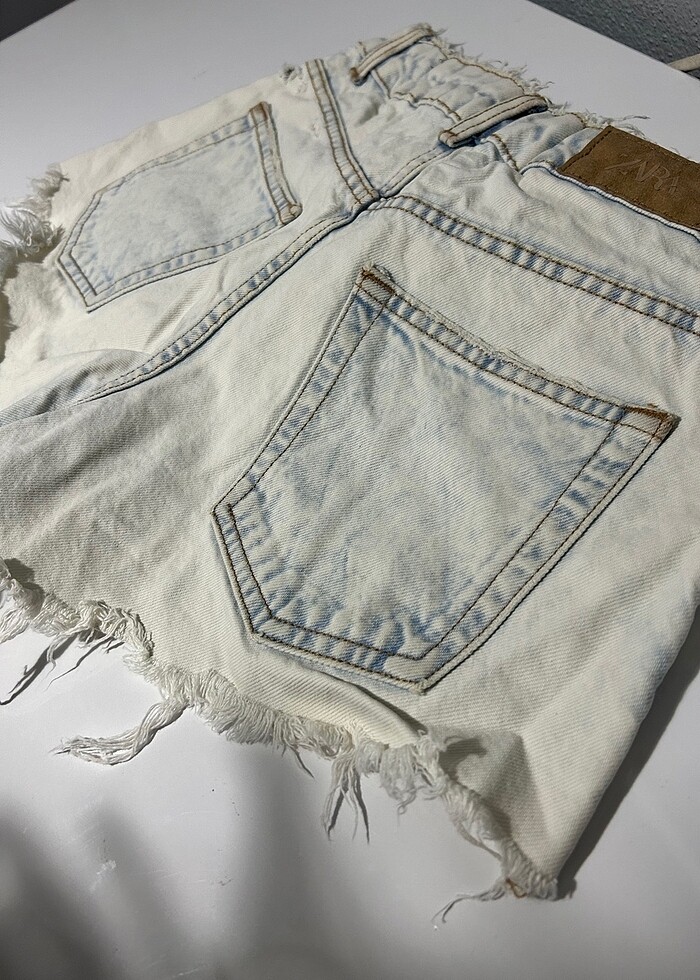 Zara kot şort - Görsel 3