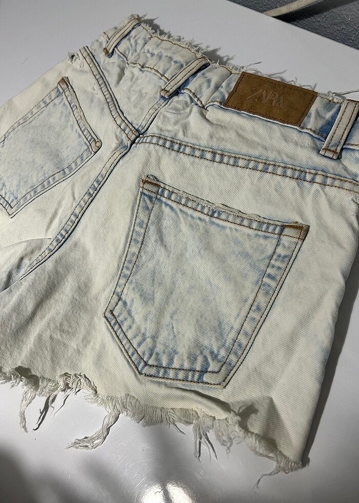 Zara kot şort - Görsel 4