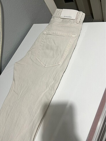 Stradivarius bej jean - Görsel 5