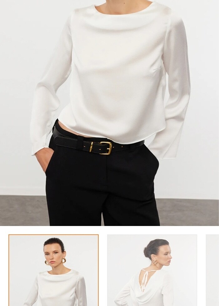 Beyaz bluz - Görsel 2