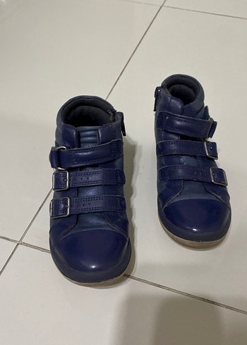 Koyu Mavi Tokalı Erkek Çocuk Botu