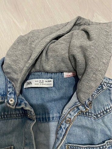 Zara Erkek çocuk kot gömlek