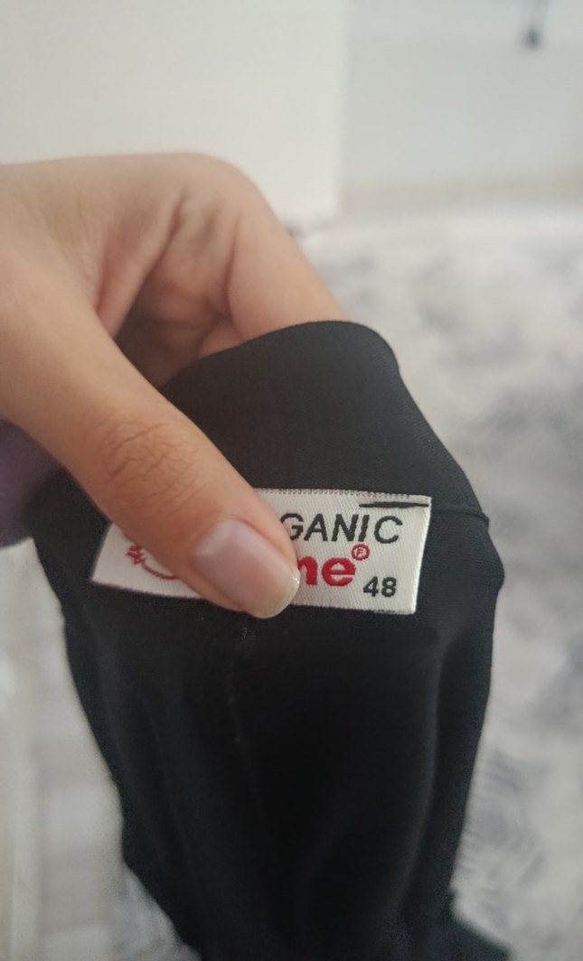 Siyah Uzun Kollu Gotik Salaş Elbise - Görsel 4