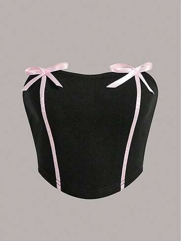 dark coquette top