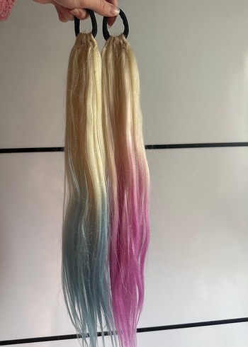 Püsküllü Çok Renkli Bohem Saç Aksesuarı - Görsel 2