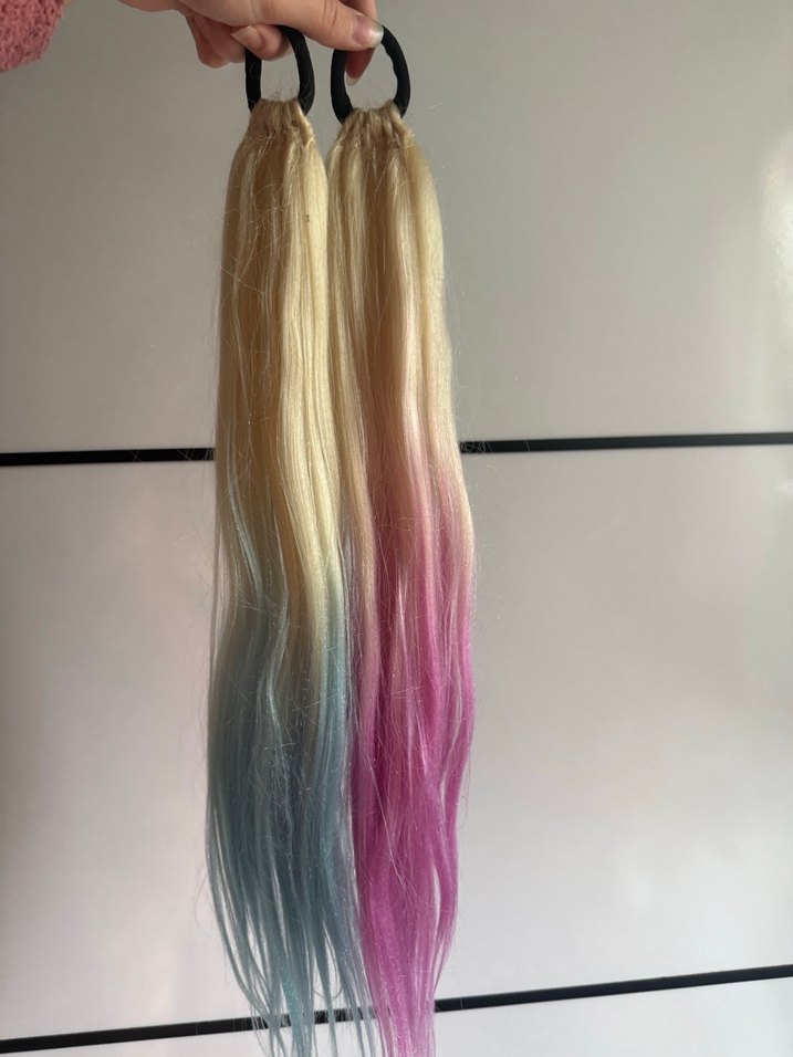 Püsküllü Çok Renkli Bohem Saç Aksesuarı - Görsel 2