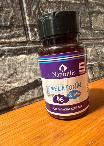 Naturalis Melatonin B6 3 mg Takviye - Görsel 2