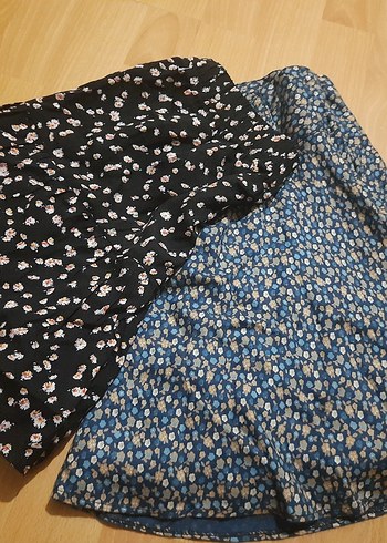 Siyah Mini şort etek ve lacivert mini etek 2li fiyat - Görsel 5