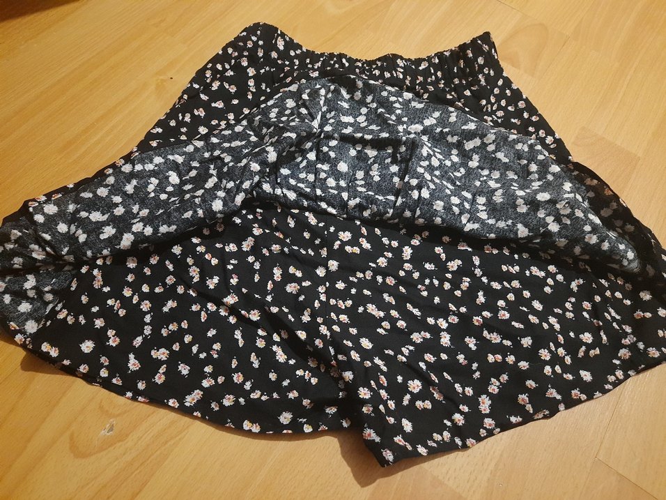 Siyah Mini şort etek ve lacivert mini etek 2li fiyat - Görsel 2