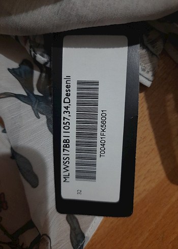 Desenli  Kadın önden bağlamalı bluz - Görsel 4