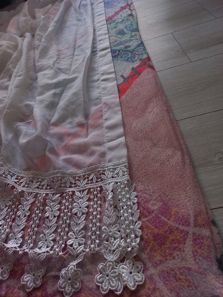 Bohem Beyaz Tül Perde - Görsel 3