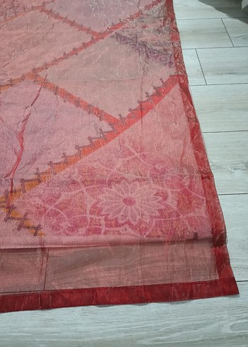 Kırmızı tül perde - Görsel 3