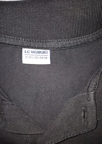 Siyah Erkek Çocuk Uzun Kollu Polo Tişört - Görsel 2