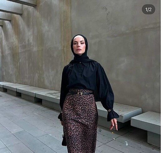 Zara Manuka leopar etek