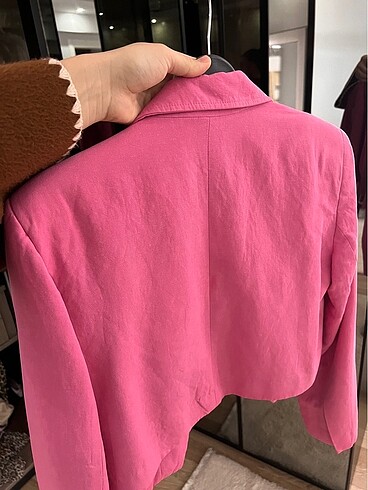 m Beden Zara crop blazer