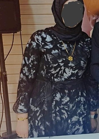 Abiye Sitare düğünlük şifon elbise