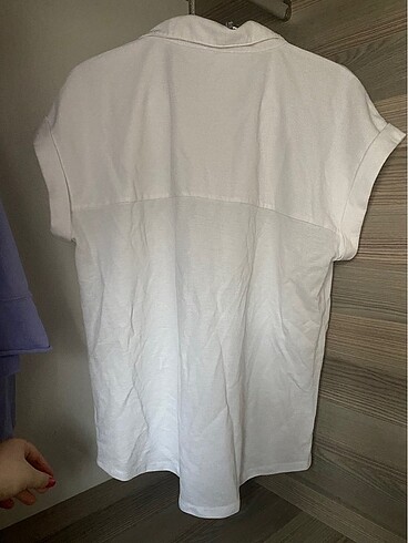 xl Beden beyaz Renk Kadın Polo Yaka T-shirt